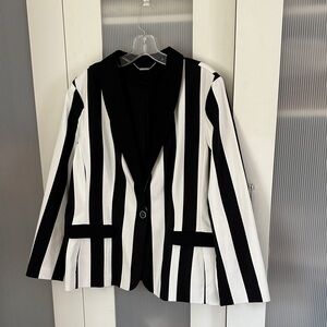 Chicos black label Striped Blazer